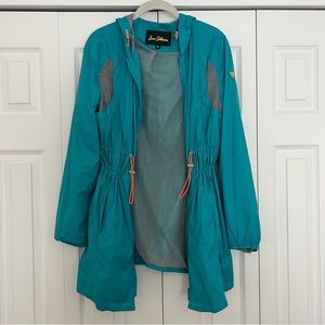 Sam Edelman teal rain jacket size M